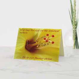 "Floral Photo" Inspirerend Wenskaart Kaart