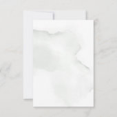 Floral Photo Lijst Dusty Green Eucalyptus Kaart (Achterkant)