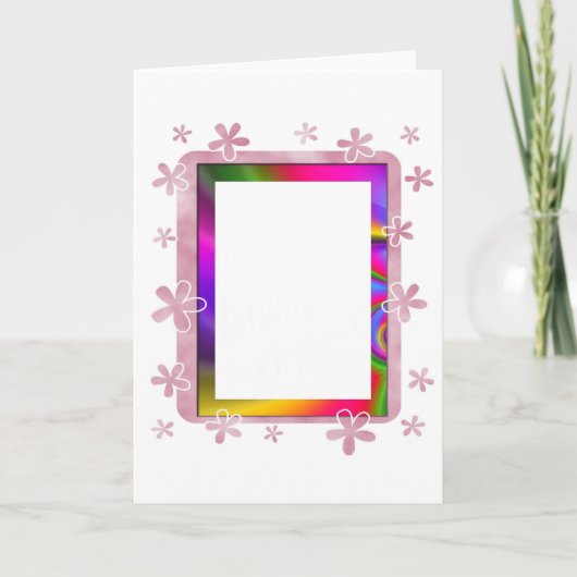 FLORAL PHOTO-LIJST KAART (Voorkant)