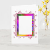 FLORAL PHOTO-LIJST KAART (Gele Bloem)