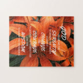 Floral Photography Serenity Prayer Flowers Legpuzzel (Horizontaal)