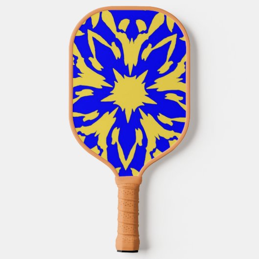 Floral Pickleball Paddle (Achterkant)