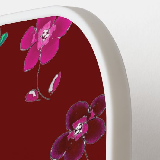 Floral pickleball paddle (Links Detail)