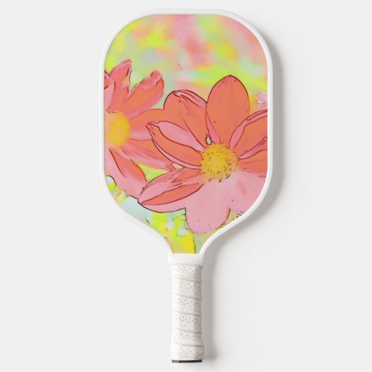 Floral Pickleball Paddle (Voorkant)