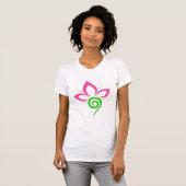  Floral Pictogramontwerp T-shirt (Voorkant volledig)