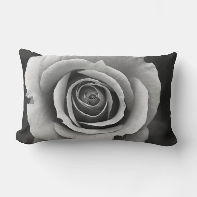 Floral Pillow B&W Kussen (Voorkant)