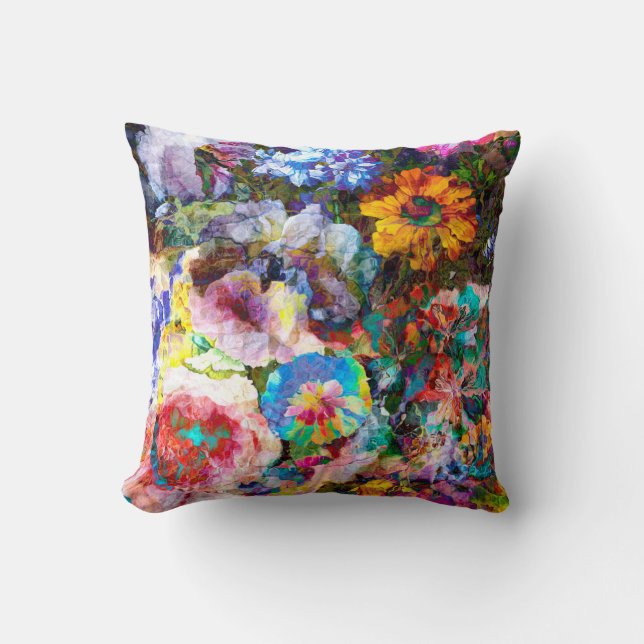 Floral Pillow Kussen (Voorkant)