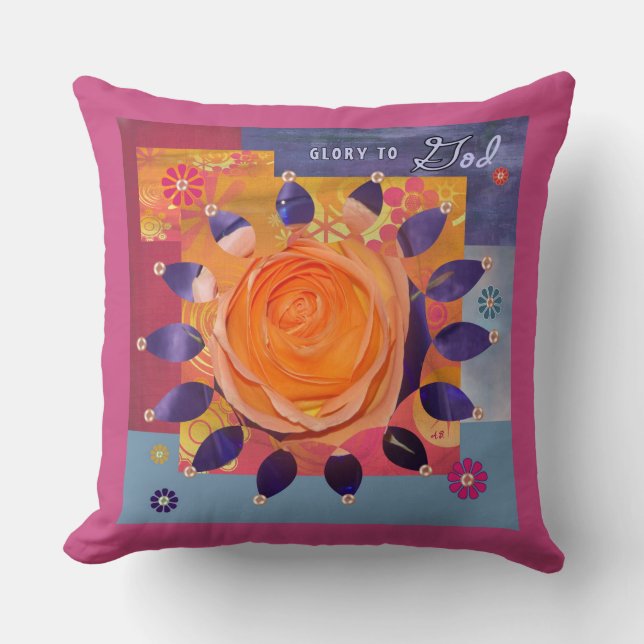 Floral Pillow Kussen (Voorkant)