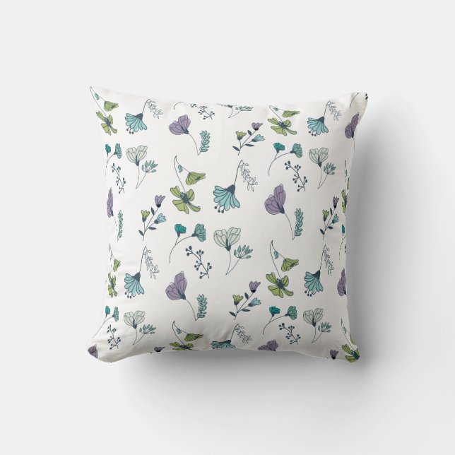 Floral Pillow Kussen (Voorkant)