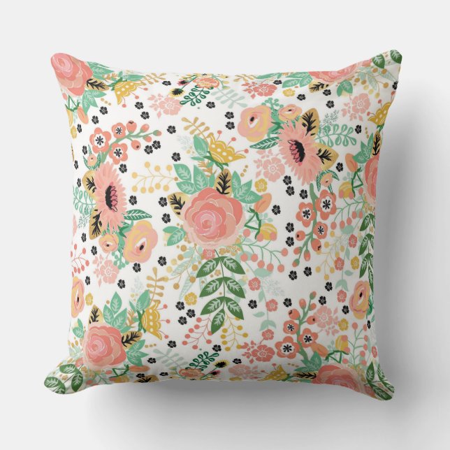  Floral Pillow Kussen (Voorkant)