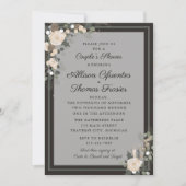 Floral Pine Vakantie Winter Couple's Douche Kaart (Voorkant)