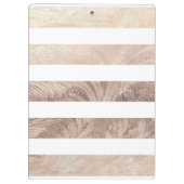 Floral Pineappel gestript Klembord (Achterkant)