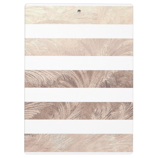 Floral Pineappel gestript Klembord (Achterkant)