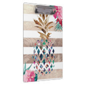 Floral Pineappel gestript Klembord (Rechts)