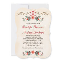  Floral Pinecone kerstbruiloft