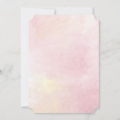 Floral Pink 15e verjaardag Quinceanera Rustic Kaart (Achterkant)