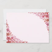 Floral Pink 21st Birthday Kaart (Achterkant)