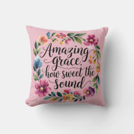 Floral Pink Amazing Grace Kussen