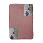 Floral Pink Badmat (Voorkant Verticaal)