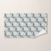 Floral Pink Blue | Apple Blossom Bad Handdoek (Handdoek)