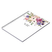 Floral Pink Blue Specialized Teacher Notitieboek (Linkerzijde)