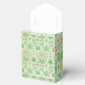 Floral Pink Blue William Morris Daisy Bedankdoosjes (Geopend)