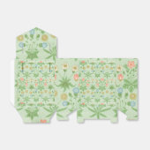 Floral Pink Blue William Morris Daisy Bedankdoosjes (Uitgevouwen)