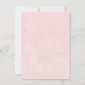 Floral Pink Bridal Brunch Bridal Shower Kaart (Achterkant)