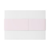 Floral Pink bruiloft Uitnodigingen Wikkel (Achterkant Voorbeeld)