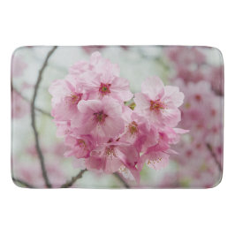 Floral Pink Cherry Blossom Fotografie Badmat