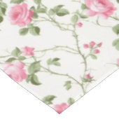 Floral Pink Cottage Tuin Patroon Tafelkleed (Gekanteld)