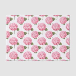Floral Pink Cottage Tuin Patroon Tissuepapier