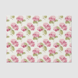 Floral Pink Cottage Tuin Patroon Tissuepapier