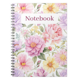 Floral Pink Dreamy Notitieboek