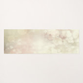 Floral Pink Flamingo, Bokeh - Motivatie Bericht Yogamat (Achterkant (horizontaal))