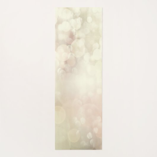 Floral Pink Flamingo, Bokeh - Motivatie Bericht Yogamat (Achterkant)