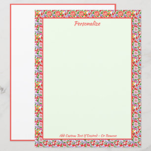   Floral Pink Flowers Gepersonaliseerd