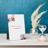 Floral Pink Fotoplaat (Zijkant)