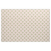 Floral Pink & Green Quilt Folk Art Pattern Stof (Fat Quarter)