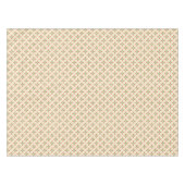 Floral Pink & Green Quilt Folk Art Pattern Tafelkleed (Voorkant (Horizontaal))