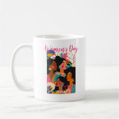 Floral Pink Internationale Vrouwendag Koffiemok (Links)