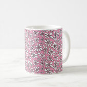 Floral Pink Koffiemok (Voorkant rechts)