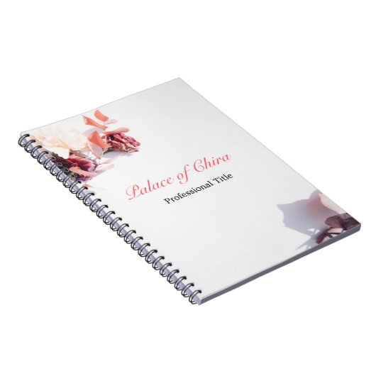 Floral Pink Notitieboek (Rechterzijde)