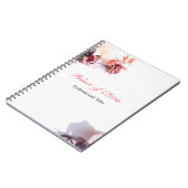 Floral Pink Notitieboek (Linkerzijde)