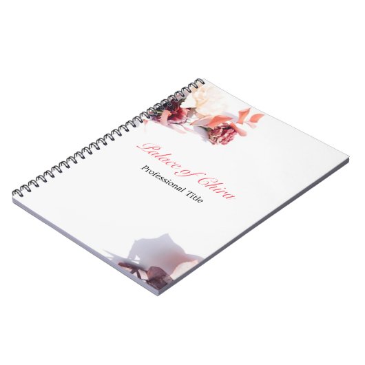 Floral Pink Notitieboek (Linkerzijde)