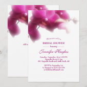 Floral Pink Orchid Vrijgezellenfeest Kaart (Voorkant / Achterkant)