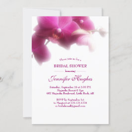 Floral Pink Orchid Vrijgezellenfeest Kaart