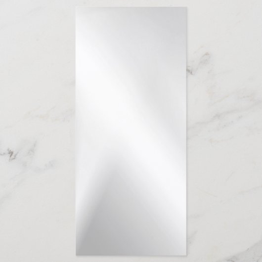 Floral Pink Paars Silver Dinner van Weddenschap Menu (Achterkant)