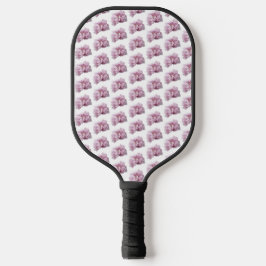 Floral Pink Peony Pickleball Paddle