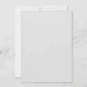 Floral Pink Peony Rustic Boho Paars Baby shower Kaart (Achterkant)